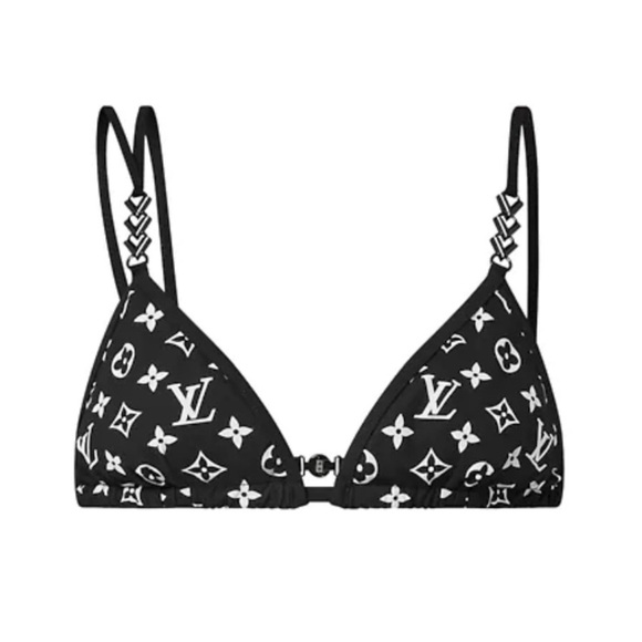 Louis Vuitton Other - Louis Vuitton Black MONOGRAM BIKINI TOP swimsuit